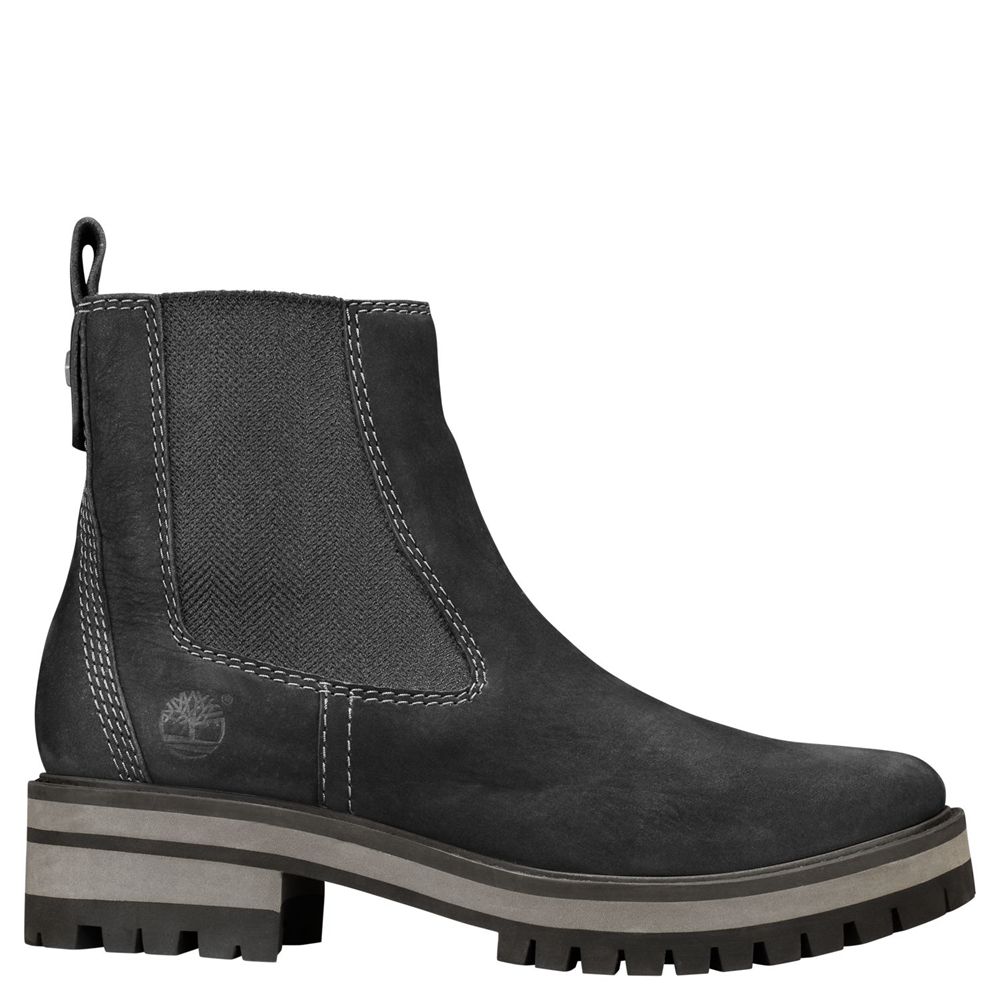 Botas de Seguridad Timberland Mujer Courmayeur Valley Negras - Chile CJP-342618